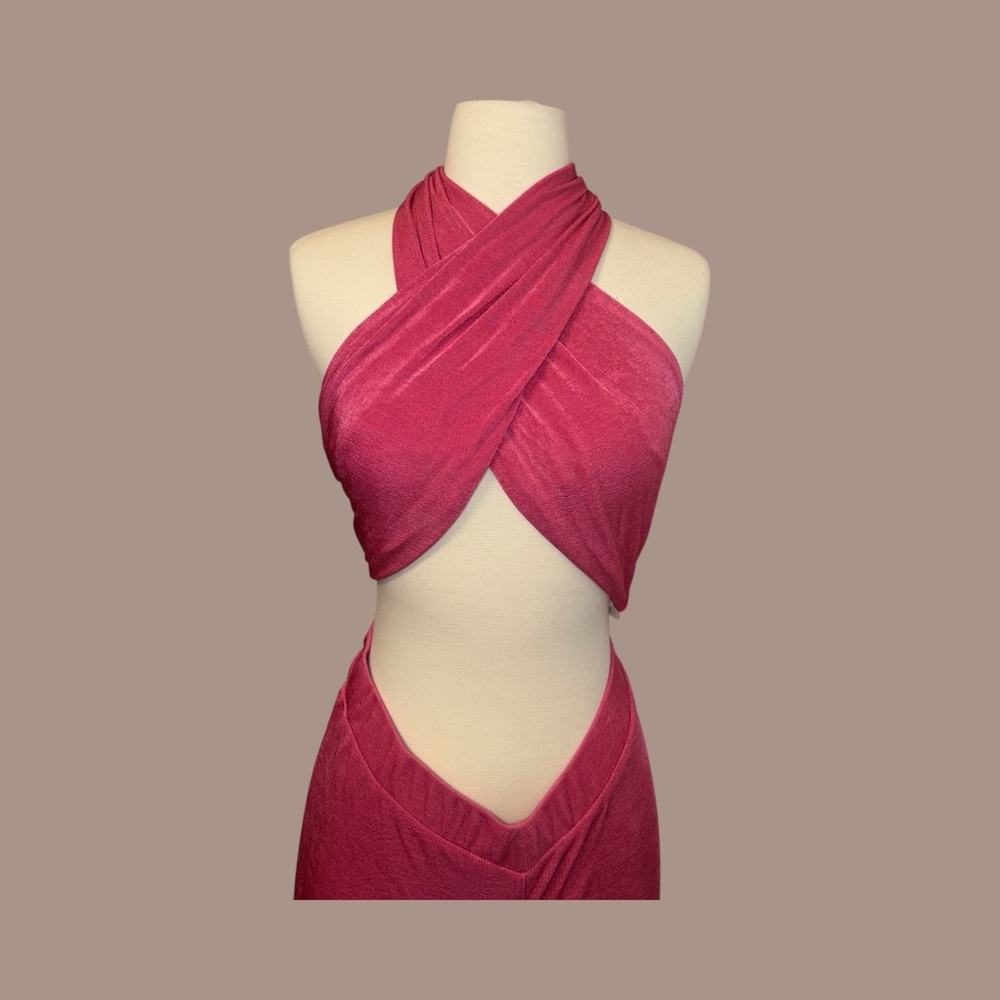 Princess Polly Fuchsia Backless two piece set